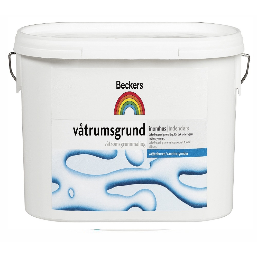 Beckers VATRUMSGRUND краска грунтовочная, влагоизоляционая для влажных помещений 