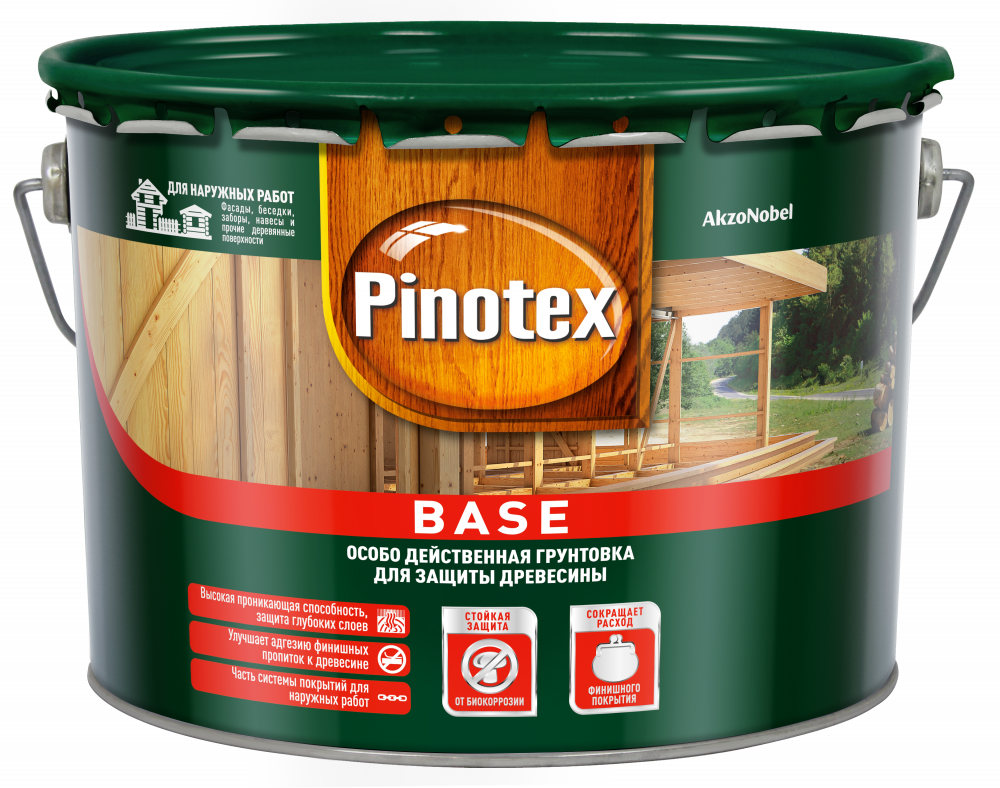 Pinotex Base обязательный грунт под антисептики