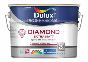 Dulux Diamond Extra Matt / Дулюкс Даймонд Экстра Мат глубокоматовая краска 