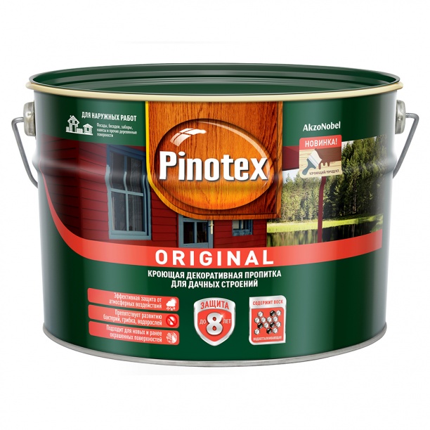 Pinotex Original пропитка декоративная кроющая с добавлением воска