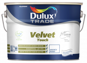Dulux Velvet Touch / Дулюкс Вельвет Тач глубоко матовая краска для стен и потолков с ионами серебра