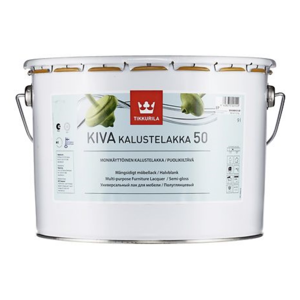 Tikkurila Кива 50 Лак для мебели полуглянцевый