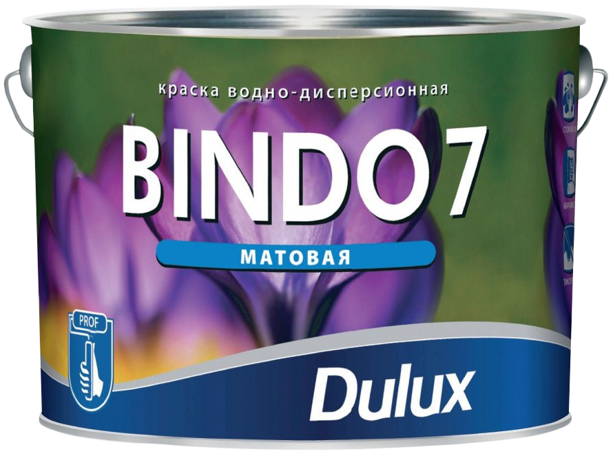 Dulux Prof Bindo 7 New матовая краска для стен и потолков