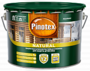 Pinotex Natural прозрачная пропитка для древесины 