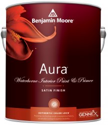 Benjamin Moore Aura 526 Satin Finish/Бенжамин Моор Аура краска акрил.интерьер. на водной осн,глянцев