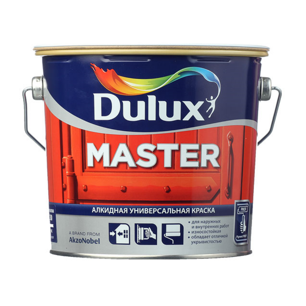 Dulux Master 90 универсальная эмаль глянцевая