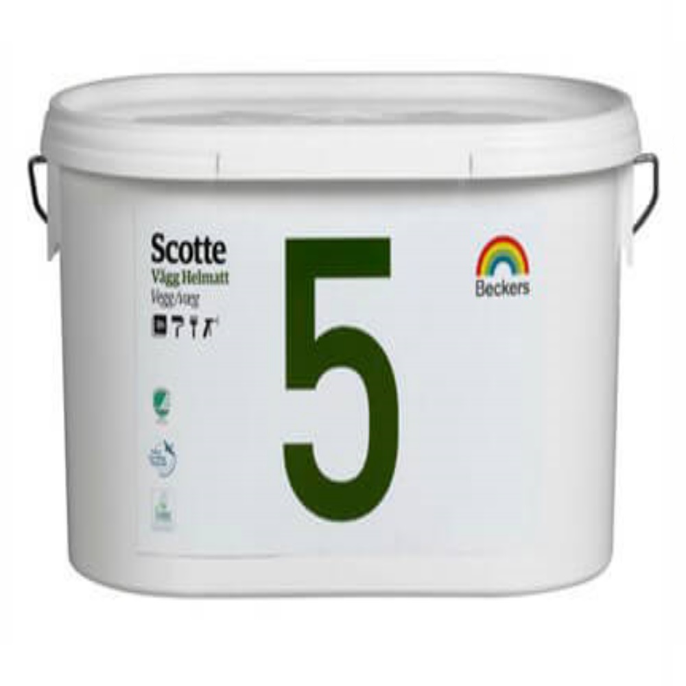 Beckers Scotte 5 экологичная, матовая краска для стен и потолков