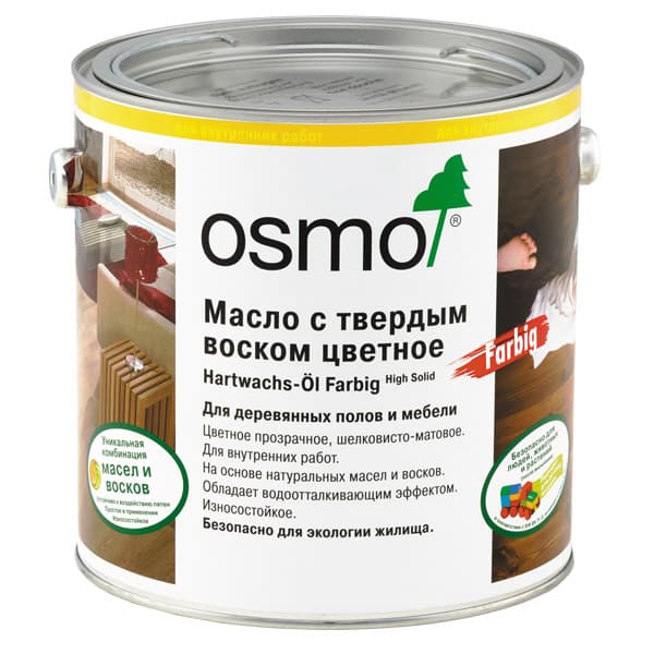 Osmo Hartwachs-Öl Farbig / Осмо Масло с твердым воском цветное