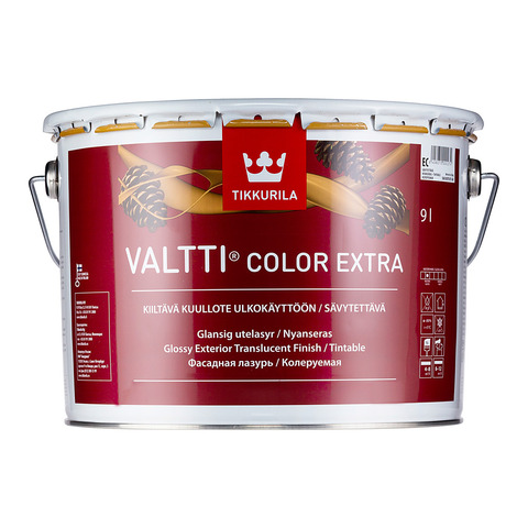 Tikkurila Valtti Color Extra лазурь фасадная на маслянной основе, глянцевая 