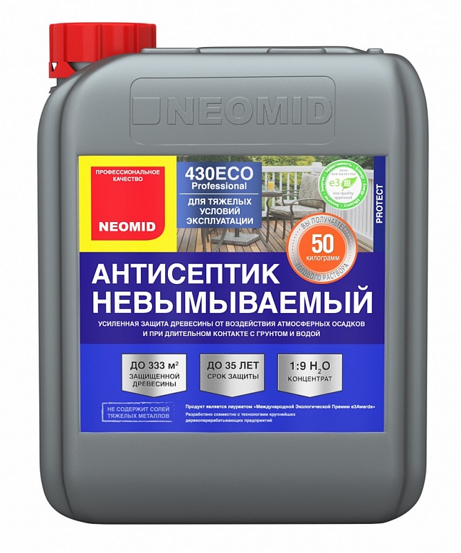 Neomid 430 ECO антисептик невымываемый зеленый