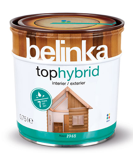 Belinka Tophybrid лазурное покрытие 