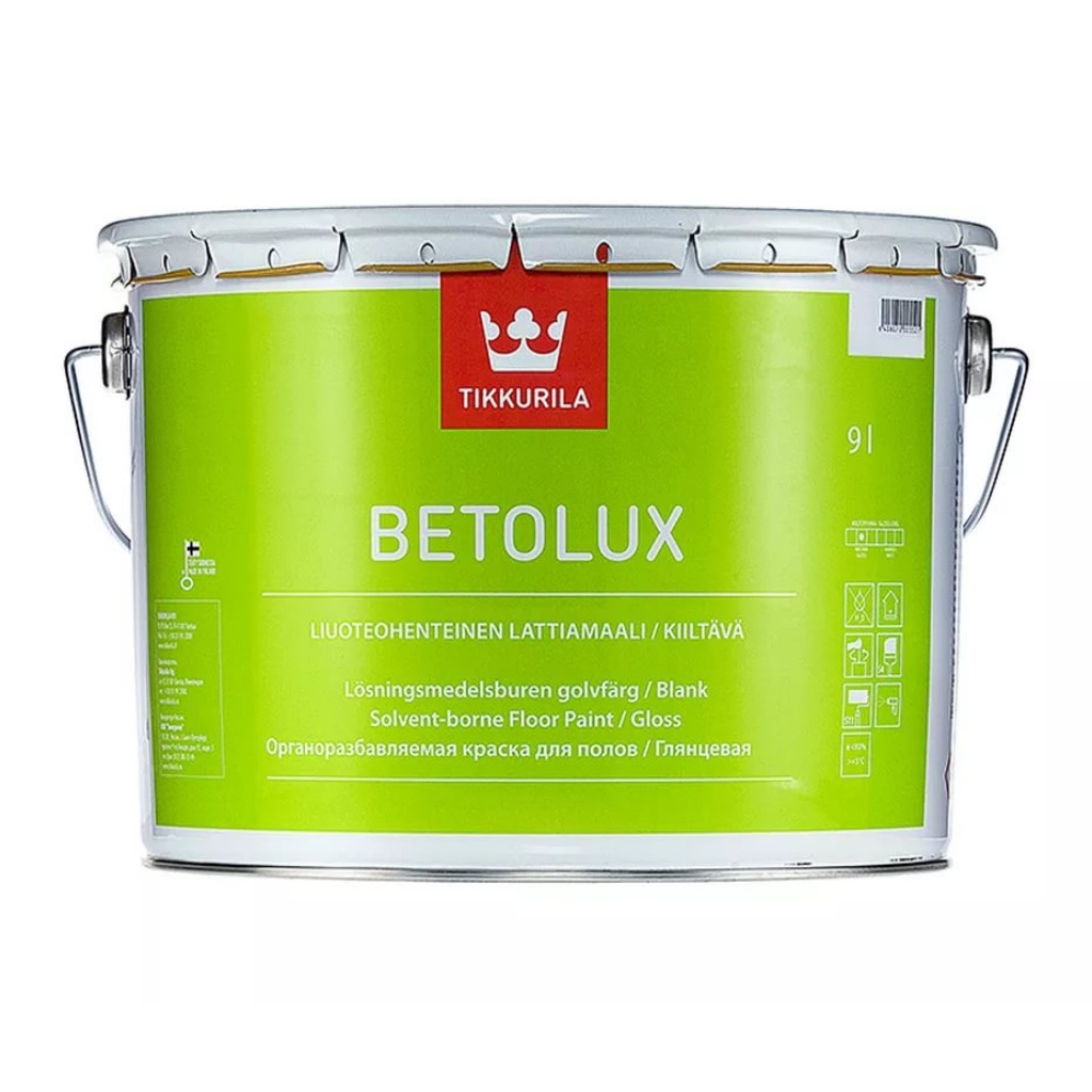 Tikkurila Бетолюкс краска для пола внутри помещения, глянцевая