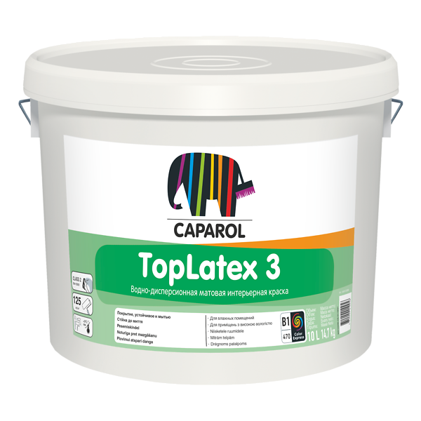 Caparol TopLatex 3  Матовая латексная краска для внутренних поверхностей