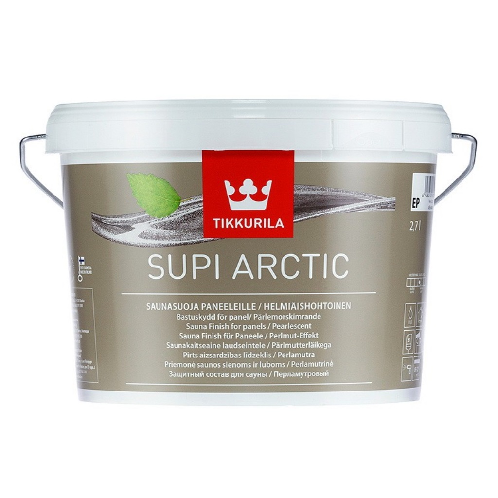 Tikkurila Супи Арктик перламутровый защитный состав для бань