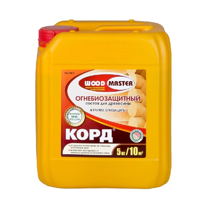 WOODMASTER КОРД Огнебиозащитный состав