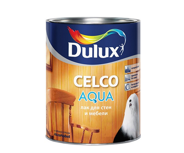 Dulux Celco Aqua 70 лак для внутренних работ глянцевый