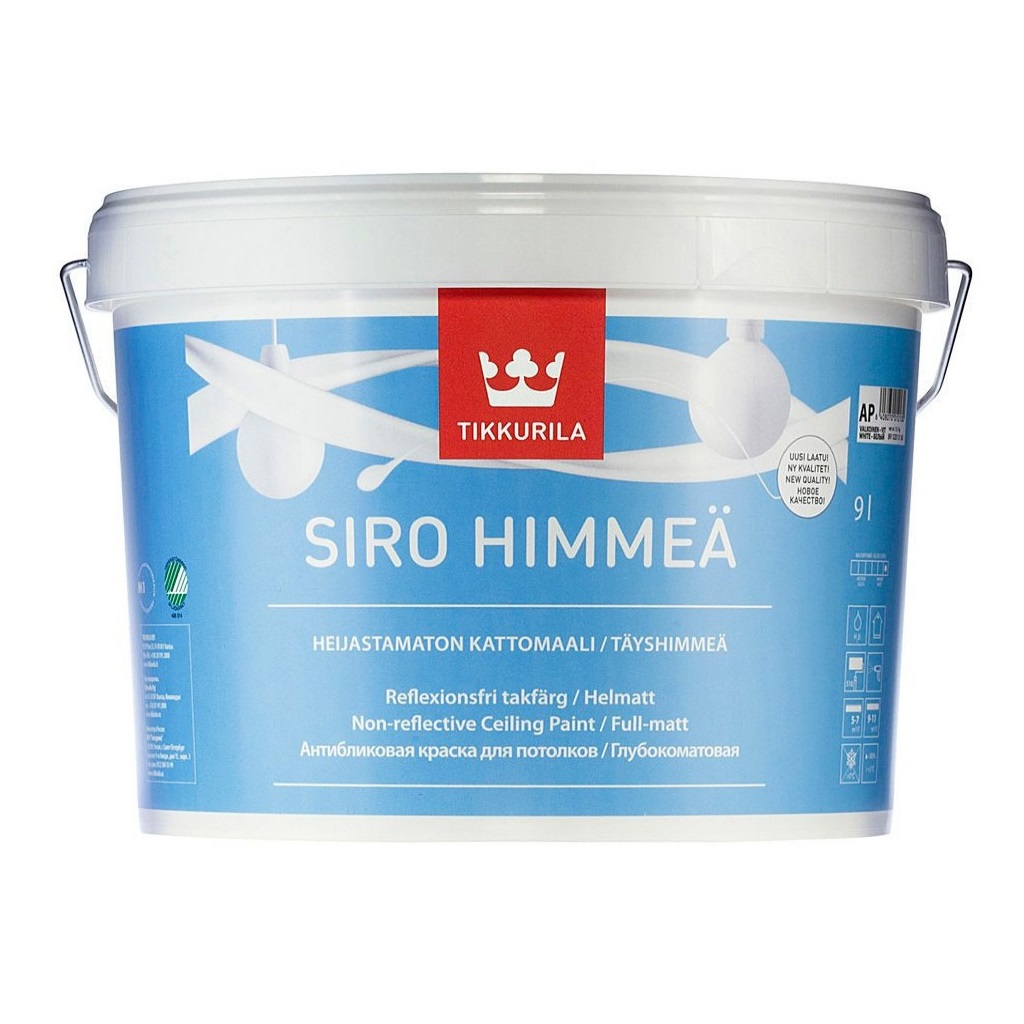 Tikkurila Сирохимия глубоко матовая краска интерьерная