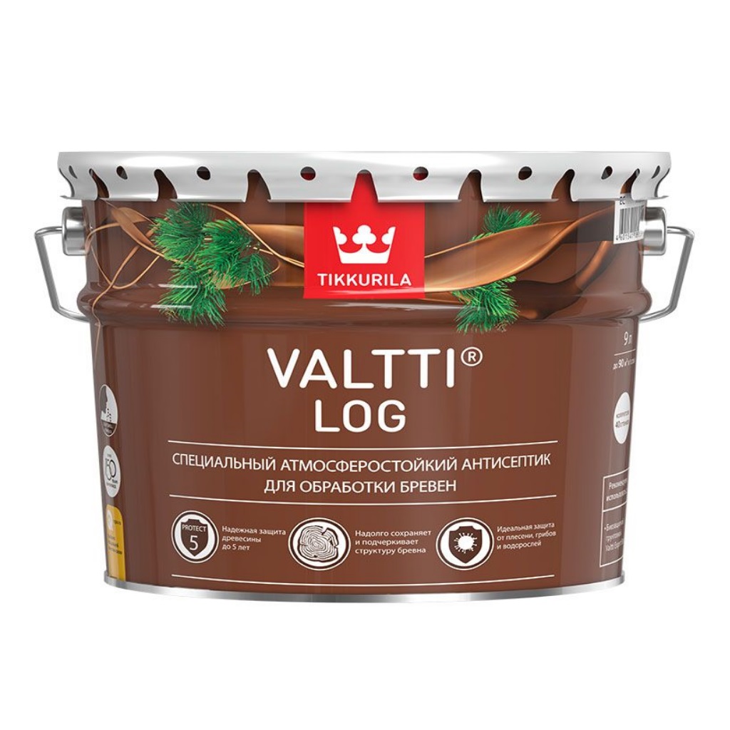 Tikkurila Valtti Log / Тиккурила Валти Лог антисептик для бревен